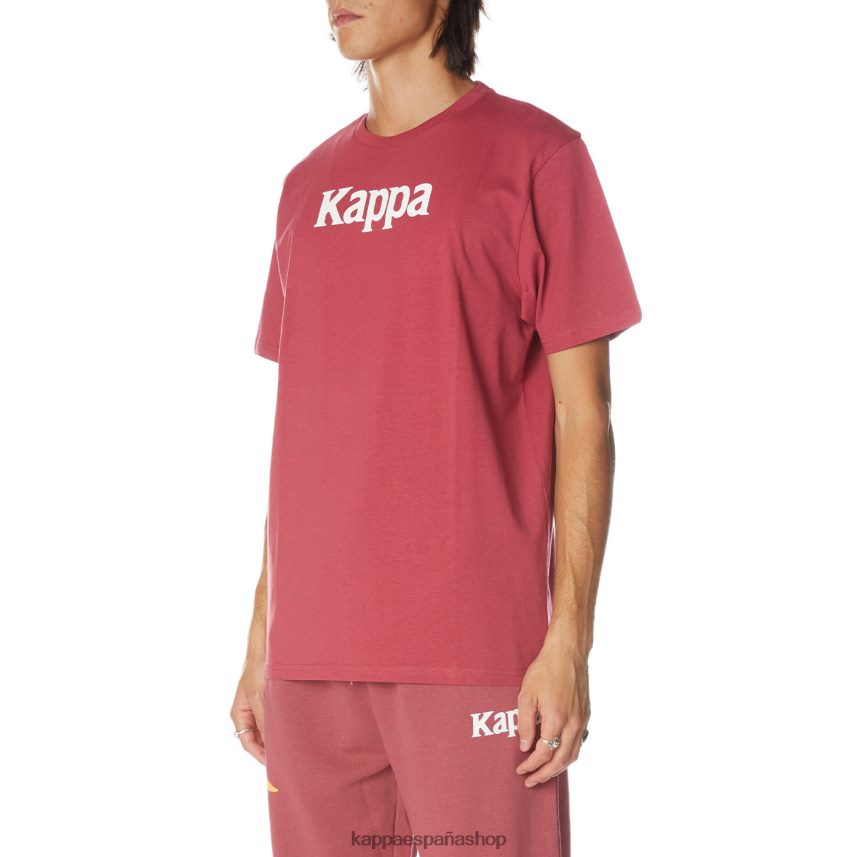 Kappa hombres camiseta runis autentica borgoña 4P8JZR180