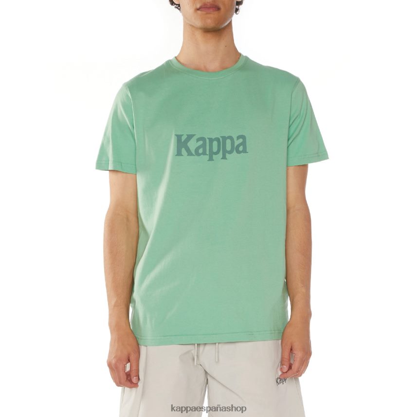 Kappa hombres camiseta runis autentica verde 4P8JZR108