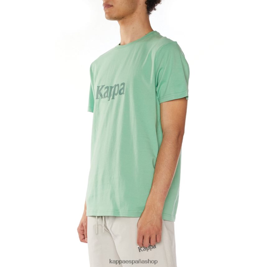Kappa hombres camiseta runis autentica verde 4P8JZR108