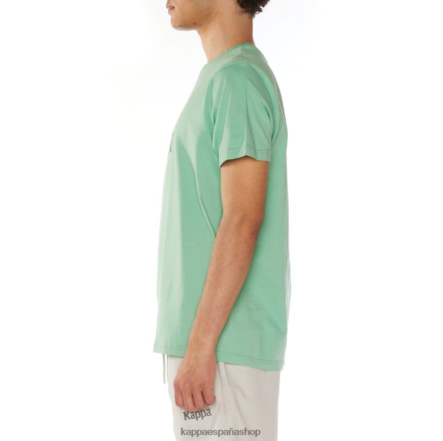 Kappa hombres camiseta runis autentica verde 4P8JZR108