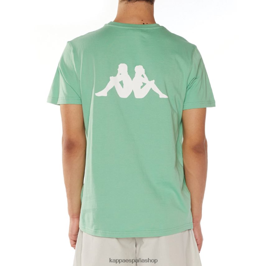 Kappa hombres camiseta runis autentica verde 4P8JZR108