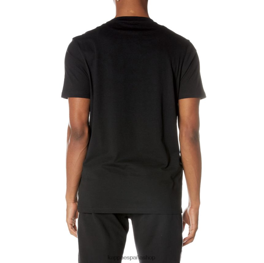 Kappa hombres camiseta vanguardista autentica negro azabache 4P8JZR162