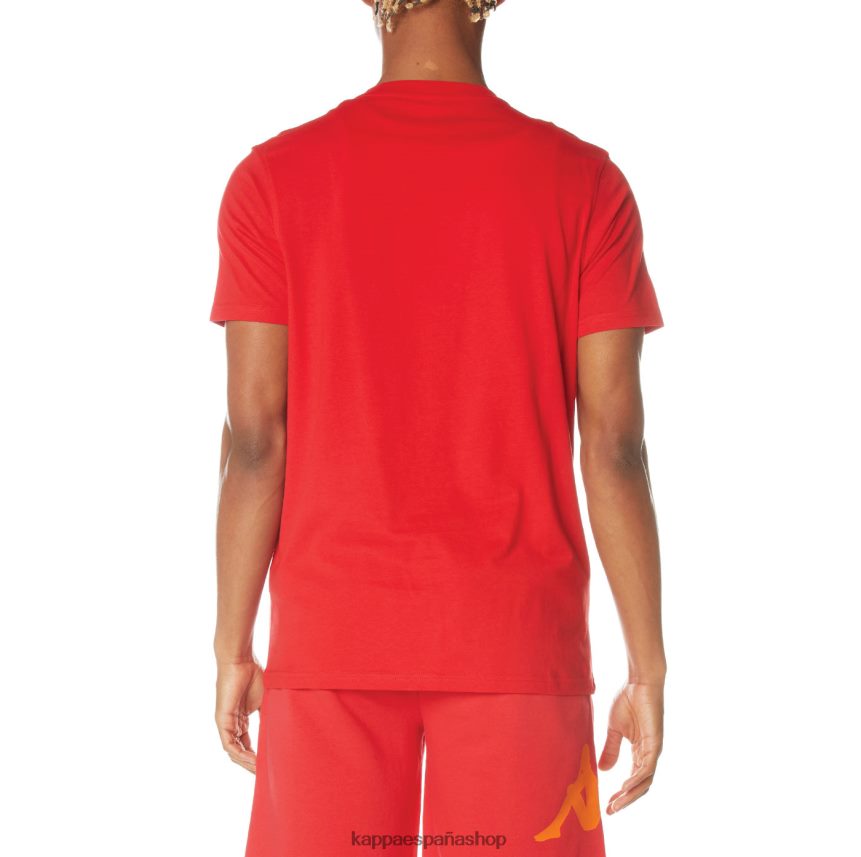 Kappa hombres camiseta vanguardista autentica rojo 4P8JZR149