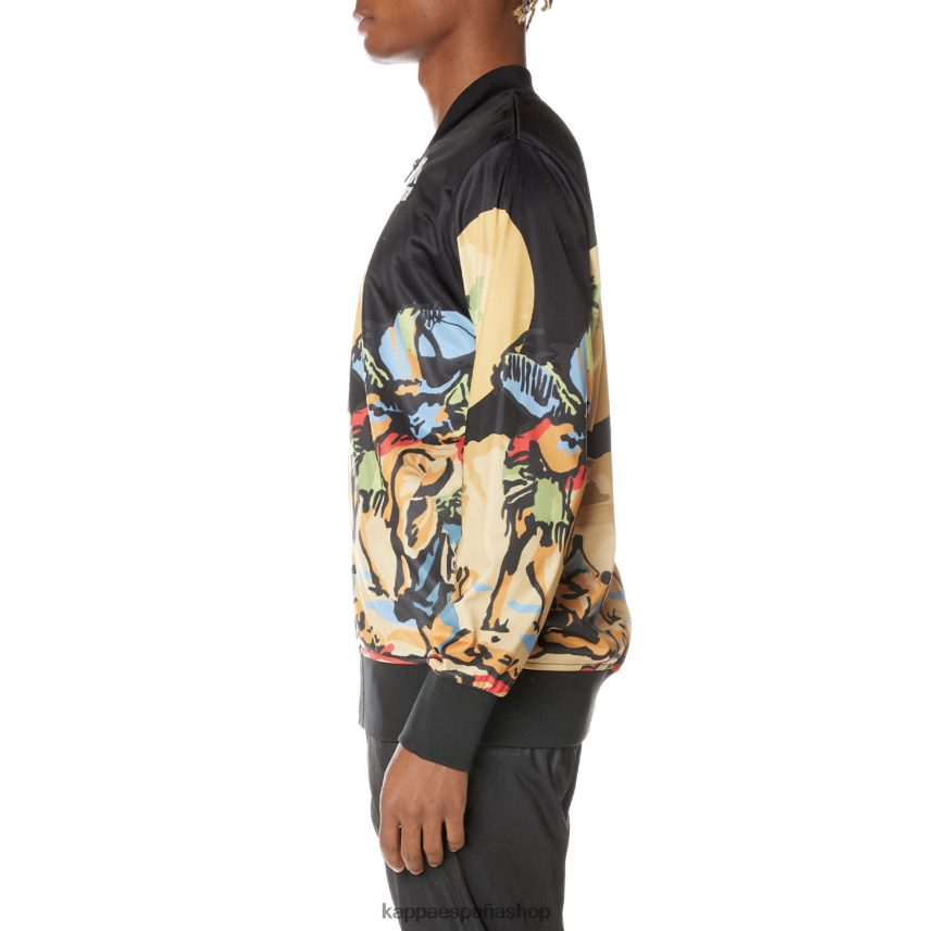 Kappa hombres chaqueta autentica de sudania negro azabache 4P8JZR4