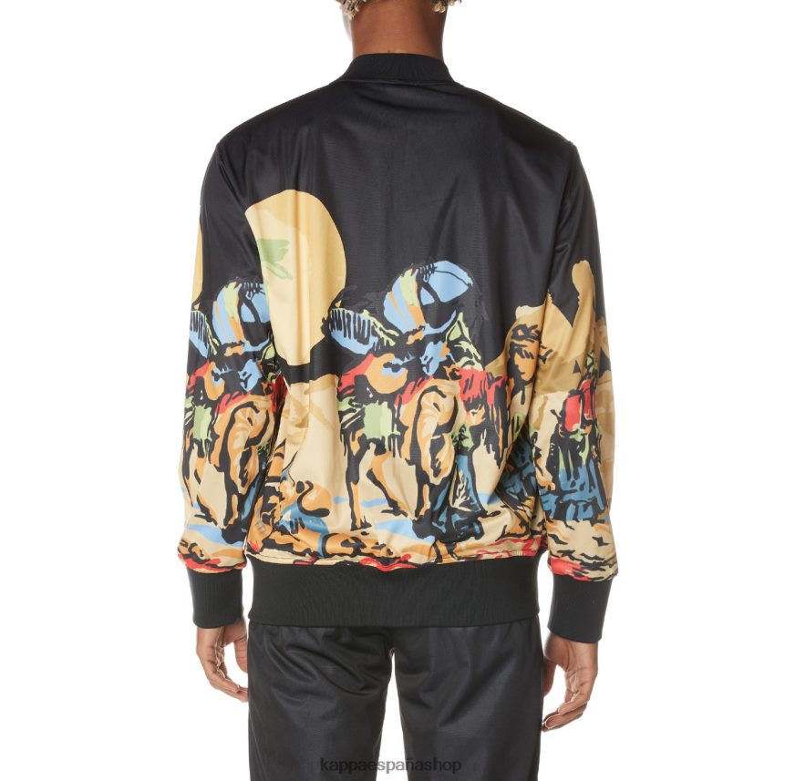 Kappa hombres chaqueta autentica de sudania negro azabache 4P8JZR4