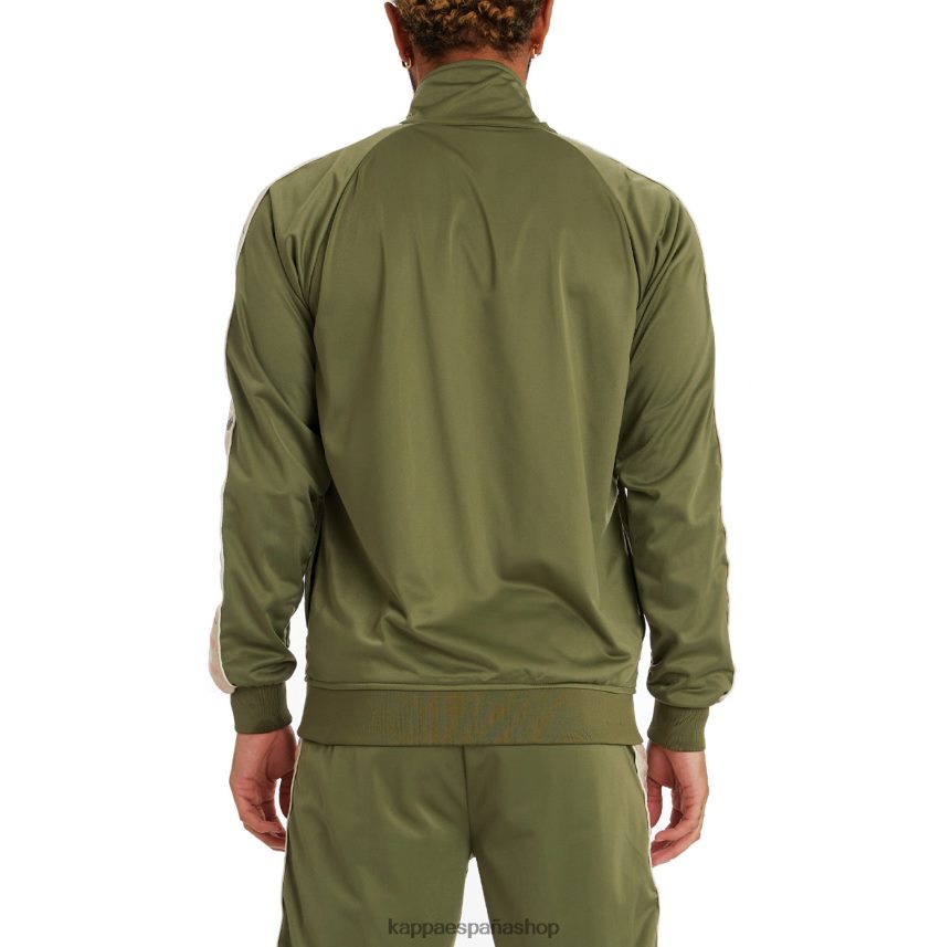 Kappa hombres chaqueta deportiva 222 banda dullo 2 aceituna verde 4P8JZR8
