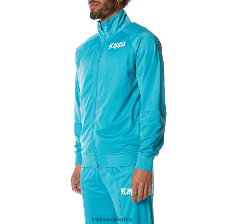 Kappa hombres chaqueta deportiva angost auténtica aguamarina oscura 4P8JZR6