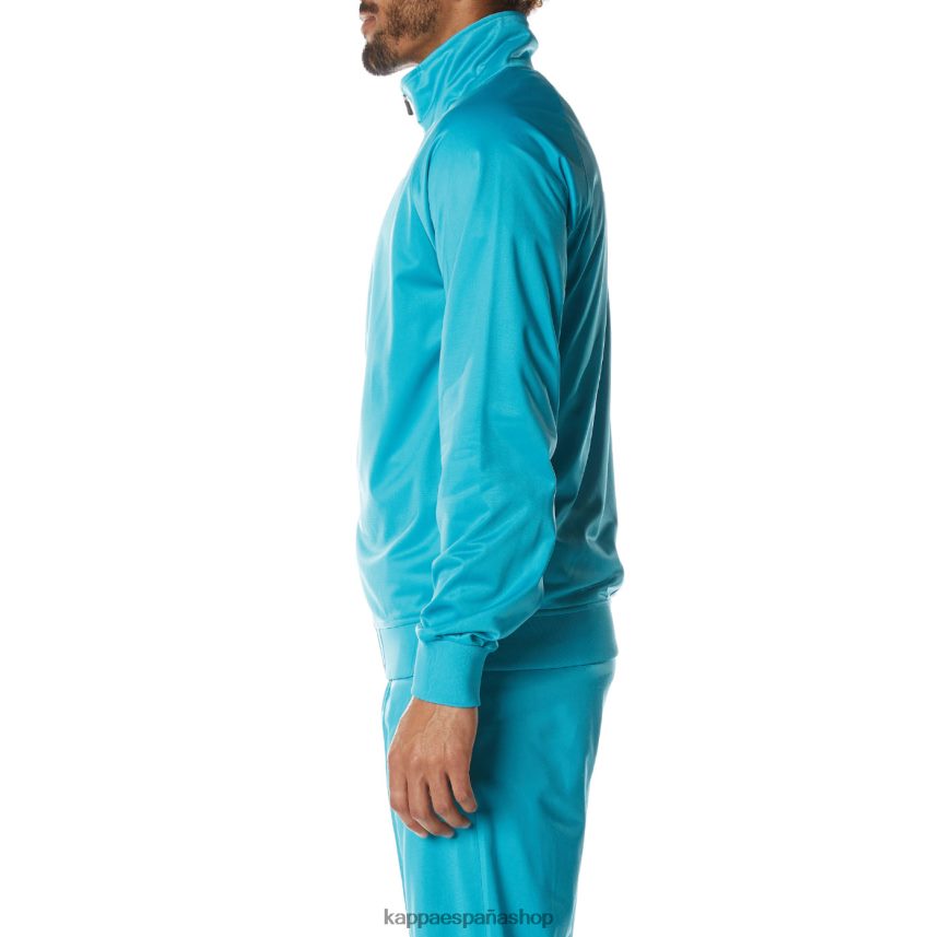 Kappa hombres chaqueta deportiva angost auténtica aguamarina oscura 4P8JZR6