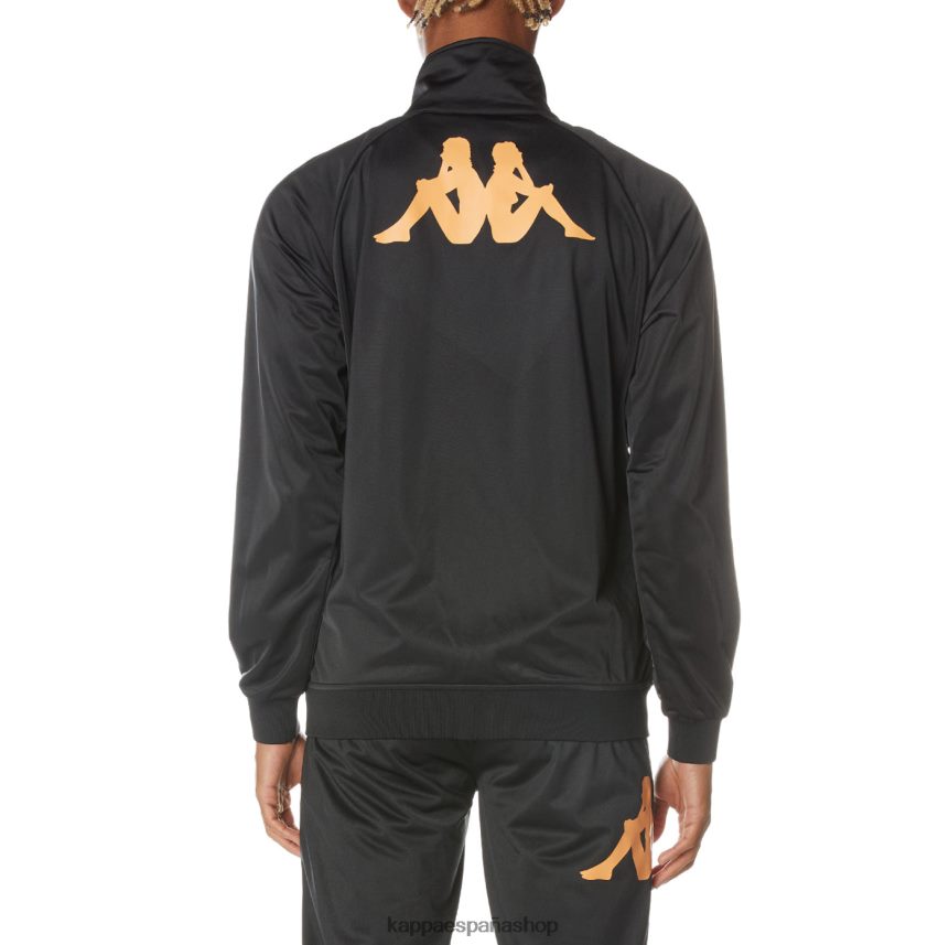 Kappa hombres chaqueta deportiva angost auténtica negro azabache 4P8JZR2
