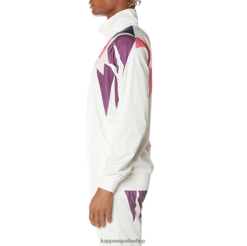 Kappa hombres chaqueta deportiva lamal con logo blanco 4P8JZR5