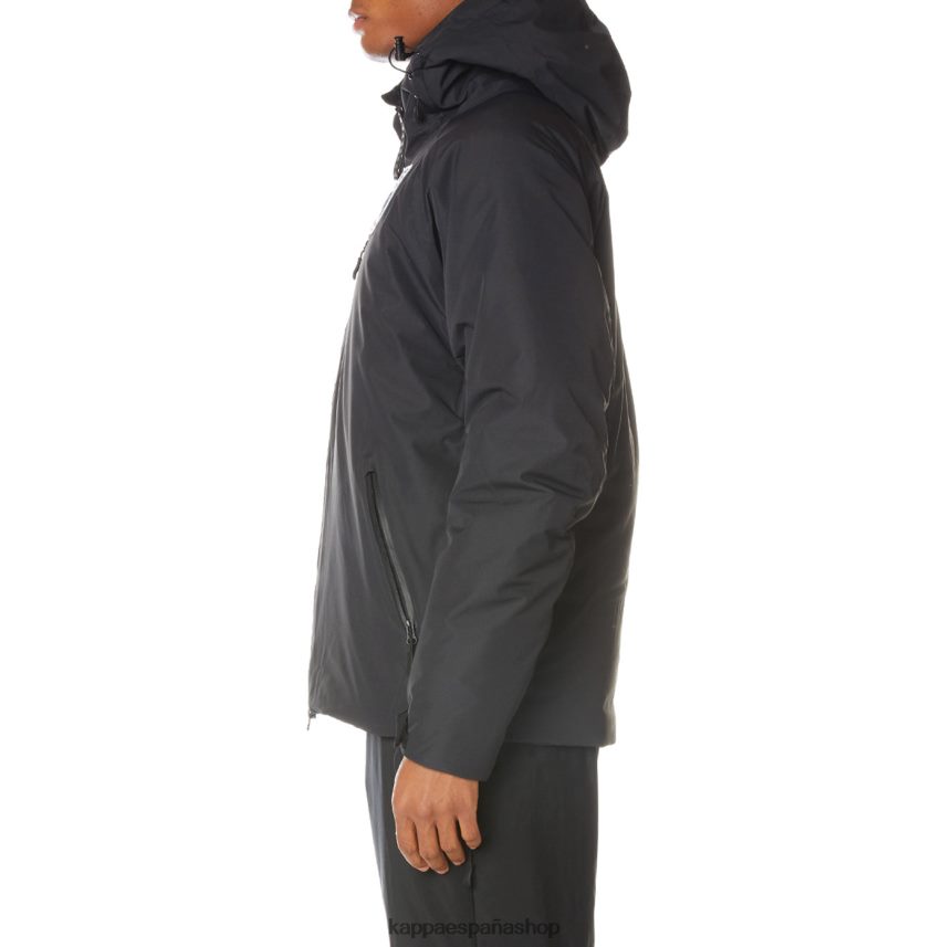 Kappa hombres 6cento 686b chaqueta de esquí estadounidense negro 4P8JZR80