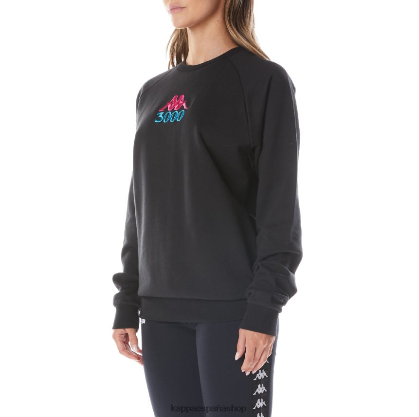 Kappa hombres Auténtico cuello redondo de Gumball Grisa. negro 4P8JZR86