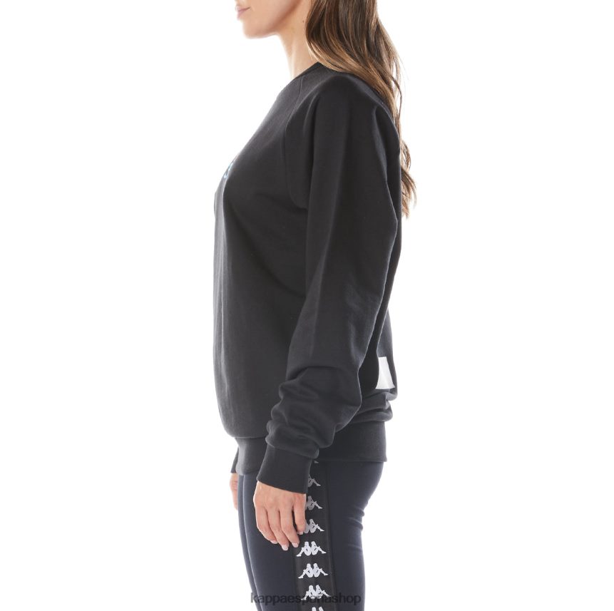 Kappa hombres Auténtico cuello redondo de Gumball Grisa. negro 4P8JZR86