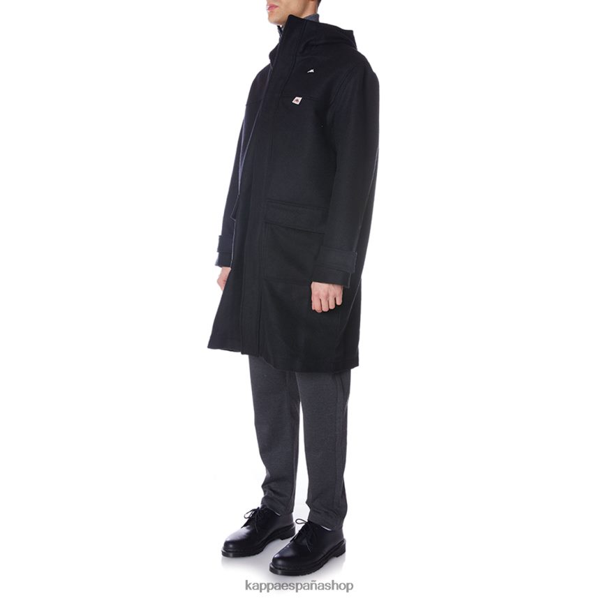 Kappa hombres abrigo giovani alpherg negro 4P8JZR75