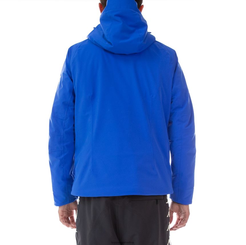 Kappa hombres chaqueta de esquí 6cento 650xb azul blanco antiguo 4P8JZR85
