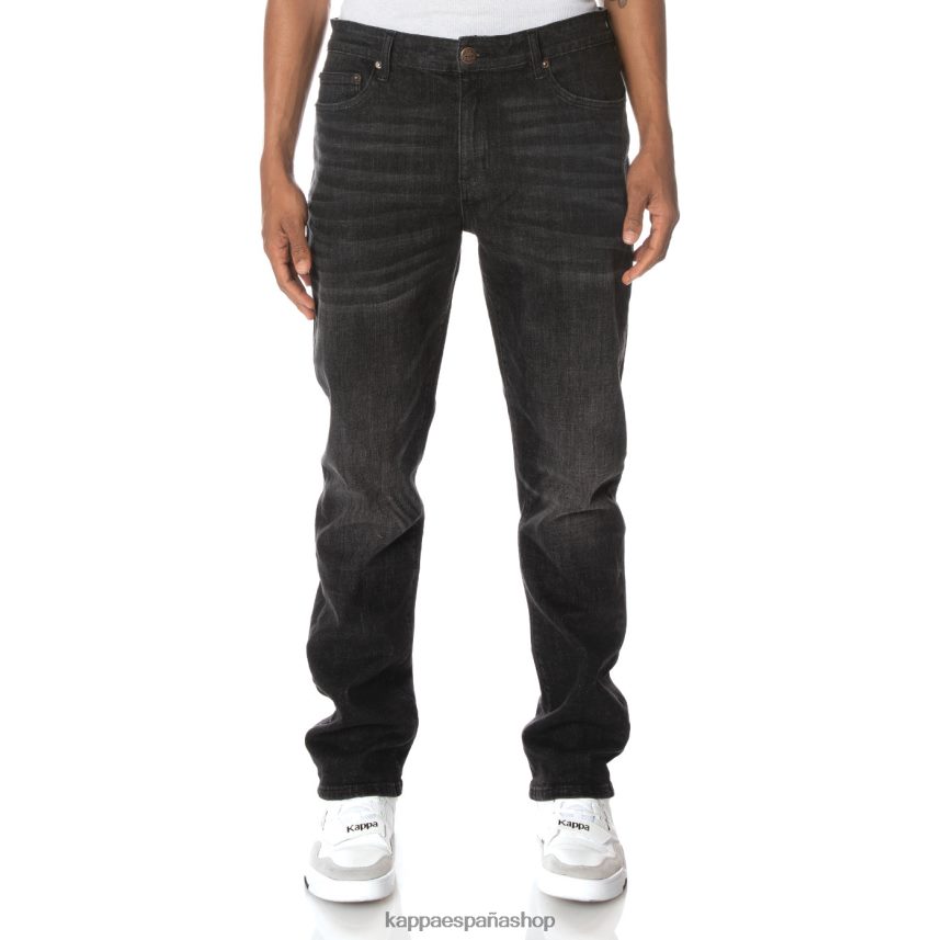 Kappa hombres auténtico jean azul azabache negro 4P8JZR280