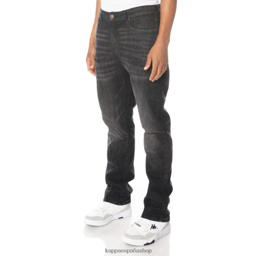 Kappa hombres auténtico jean azul azabache negro 4P8JZR280