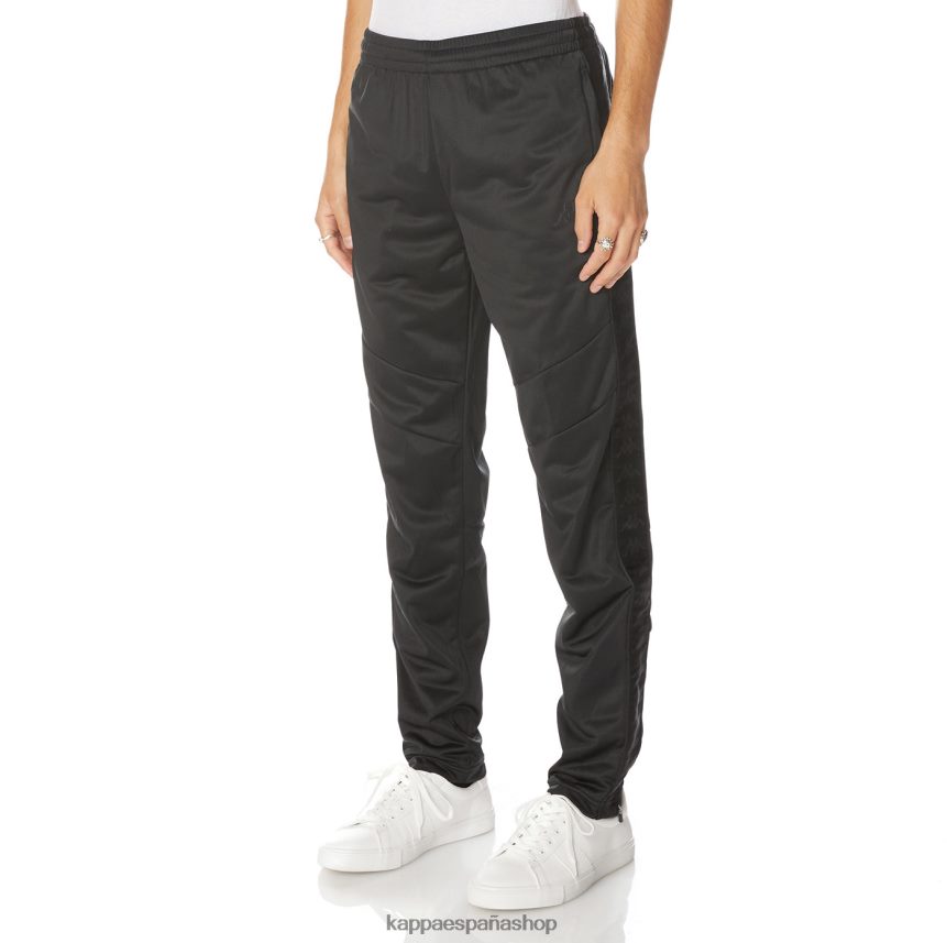 Kappa hombres pantalones de chándal 222 banda aderno azabache negro 4P8JZR29
