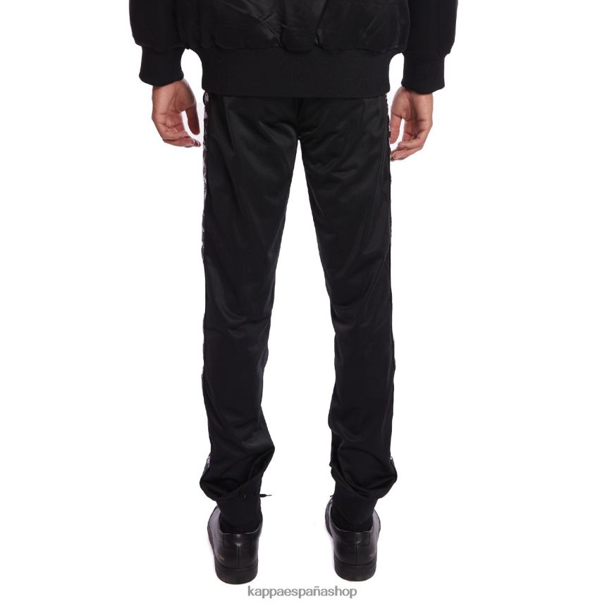 Kappa hombres pantalones deportivos 222 banda rastoriazz negro 4P8JZR36