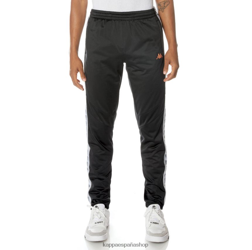 Kappa hombres pantalones deportivos 222 banda world negro azabache 4P8JZR17