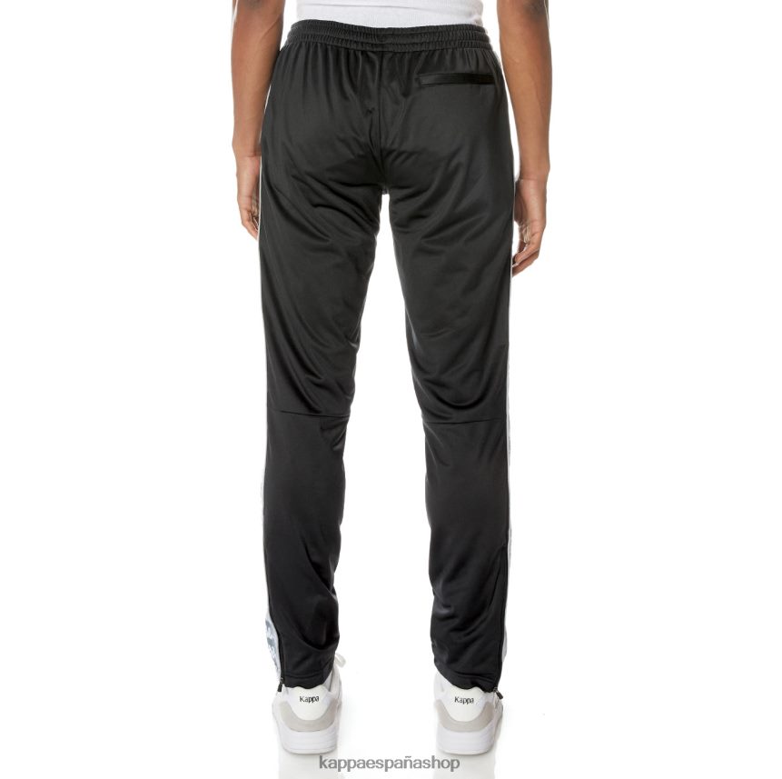 Kappa hombres pantalones deportivos 222 banda world negro azabache 4P8JZR17