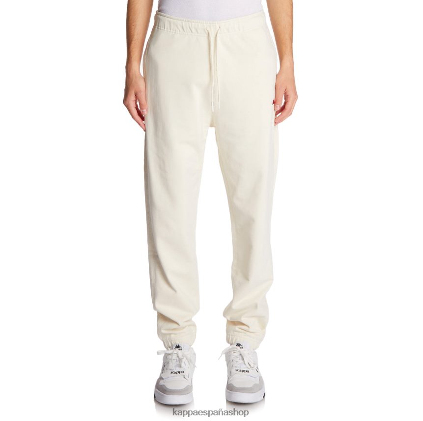 Kappa hombres bata giovani aurion pantalones deportivos crema 4P8JZR69