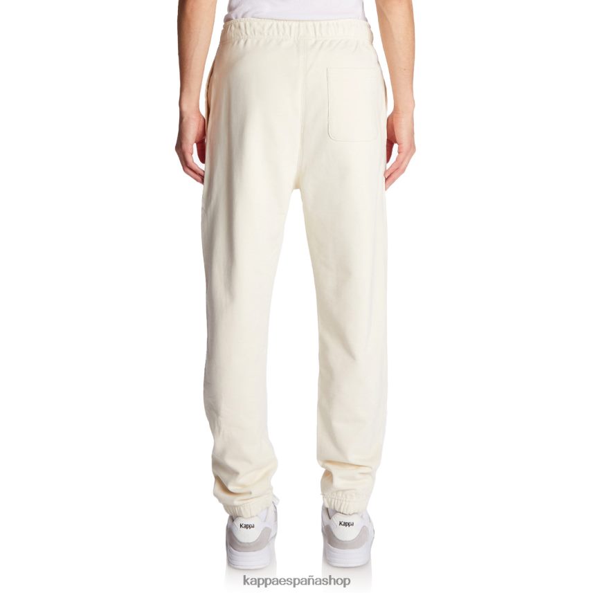 Kappa hombres bata giovani aurion pantalones deportivos crema 4P8JZR69
