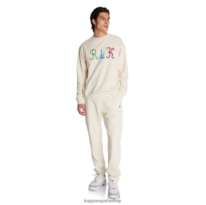 Kappa hombres bata giovani aurion pantalones deportivos crema 4P8JZR69