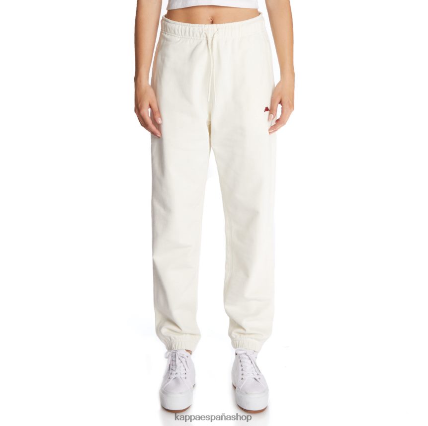 Kappa hombres bata giovani aurion pantalones deportivos crema 4P8JZR69