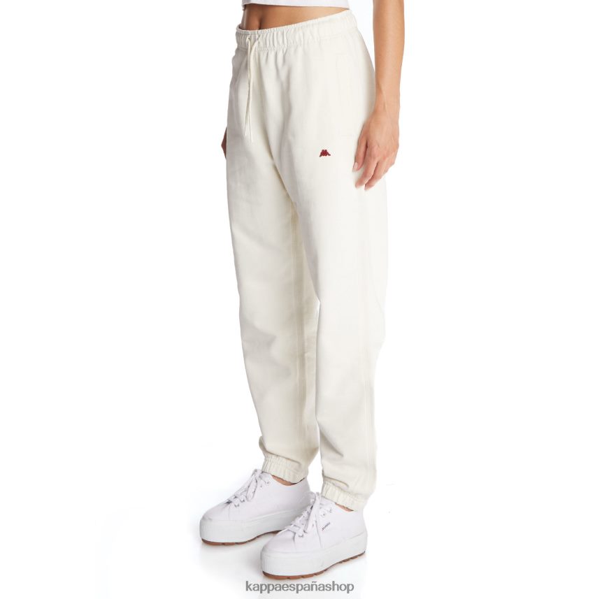 Kappa hombres bata giovani aurion pantalones deportivos crema 4P8JZR69