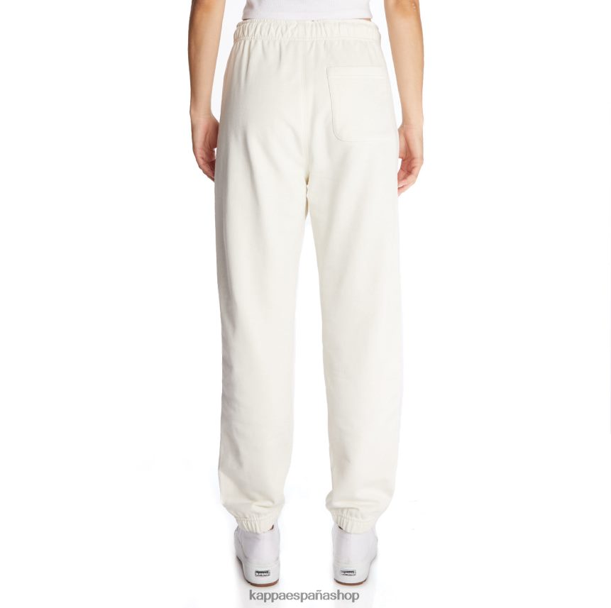Kappa hombres bata giovani aurion pantalones deportivos crema 4P8JZR69