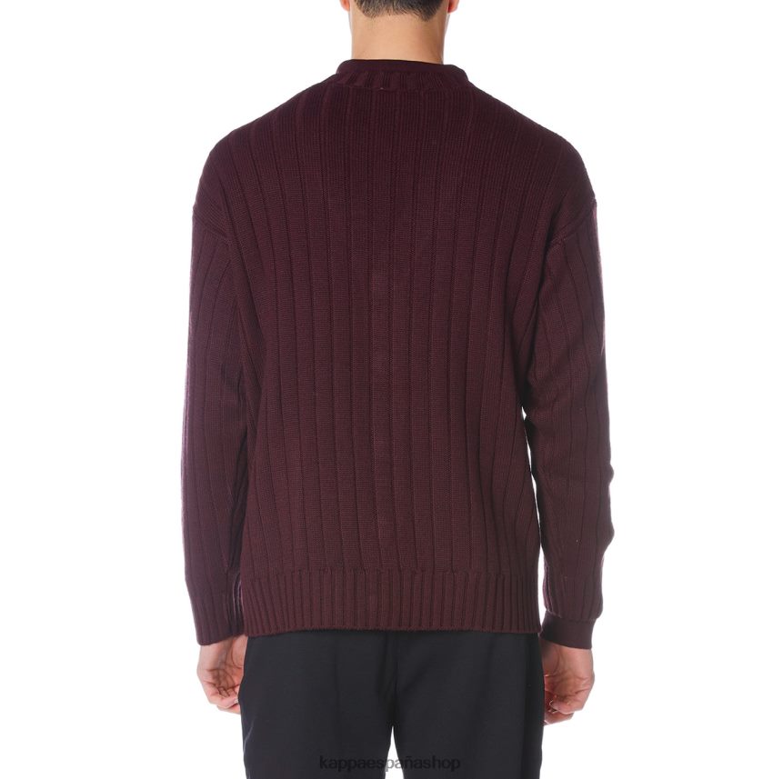 Kappa hombres bata giovani achird cardigan borgoña 4P8JZR100