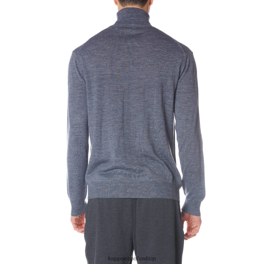 Kappa hombres bata giovani deiron cuello alto gris claro 4P8JZR94