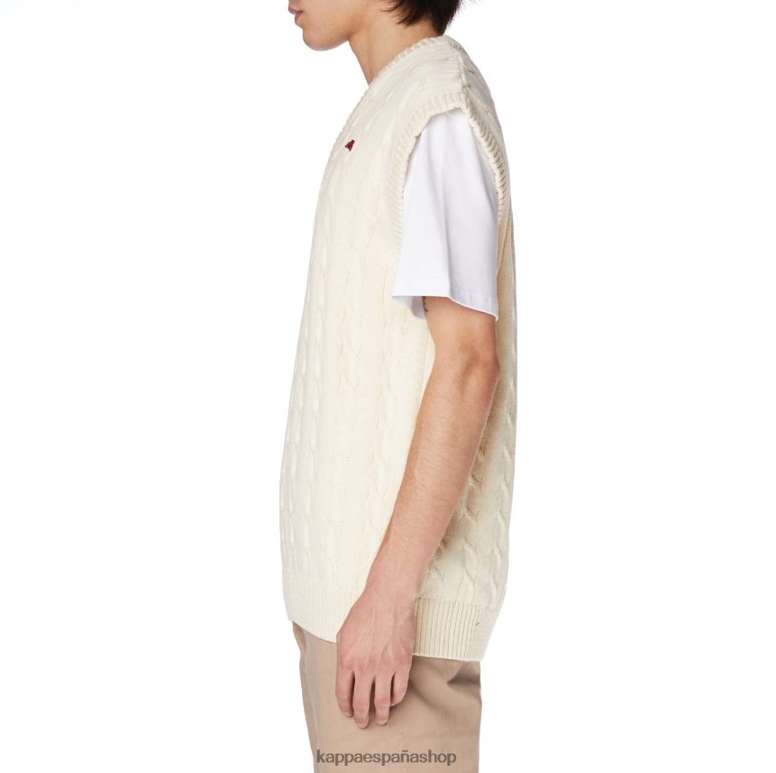 Kappa hombres bata giovani nembus chaleco crema 4P8JZR91