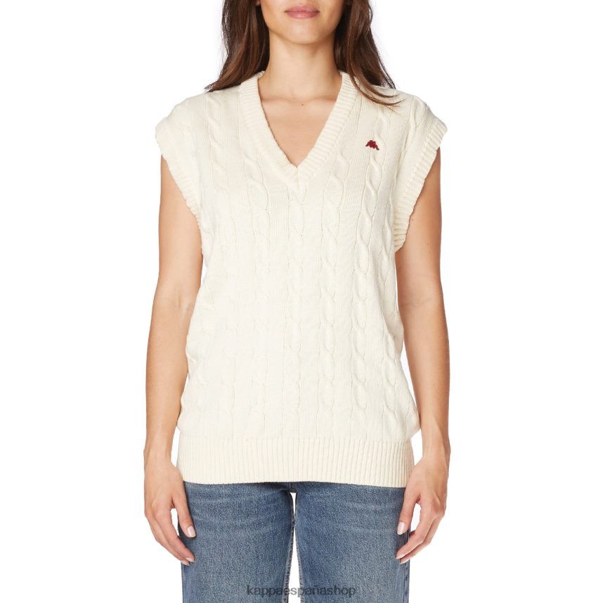 Kappa hombres bata giovani nembus chaleco crema 4P8JZR91