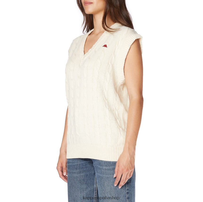 Kappa hombres bata giovani nembus chaleco crema 4P8JZR91