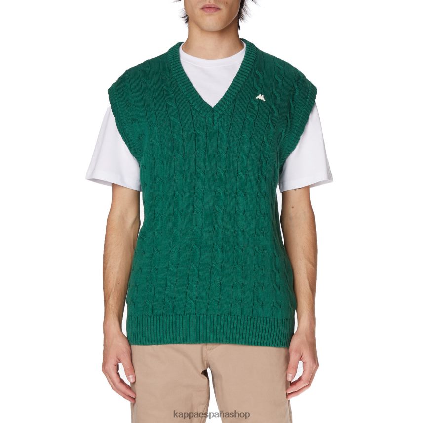 Kappa hombres bata giovani nembus chaleco verde 4P8JZR92