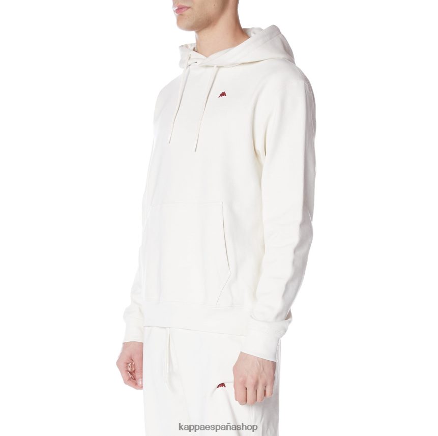 Kappa hombres bata giovani gramys sudadera con capucha crema 4P8JZR48