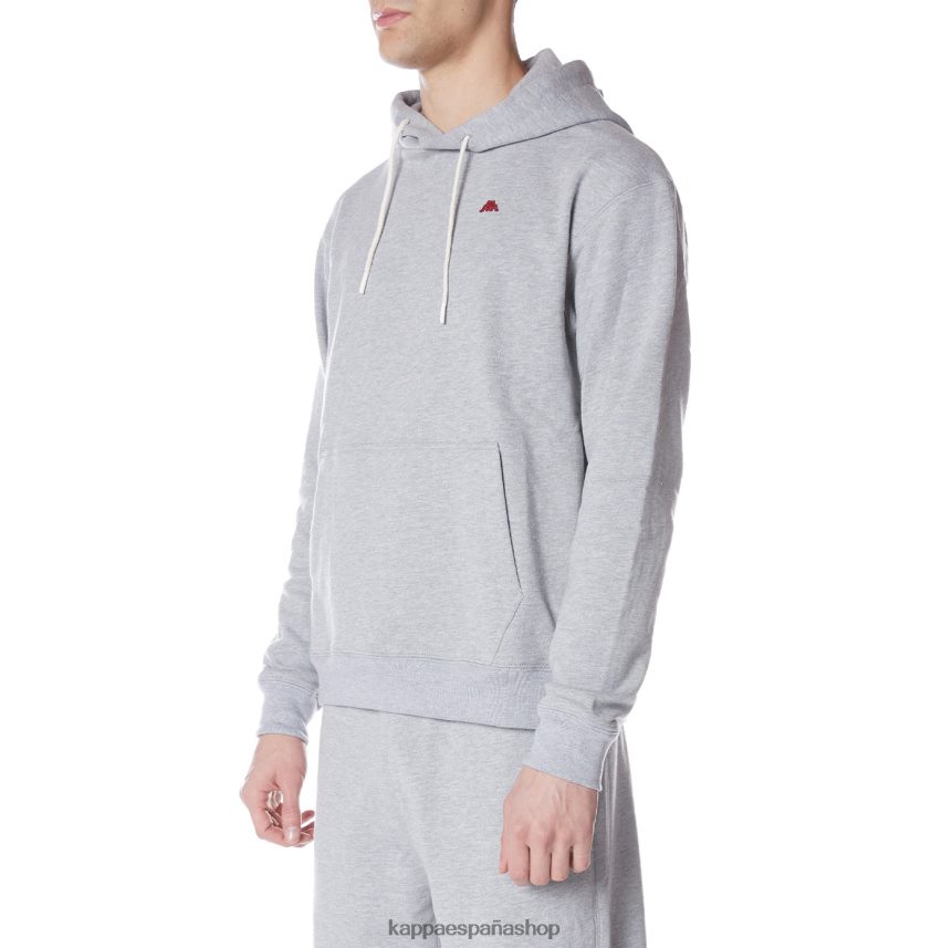 Kappa hombres bata giovani gramys sudadera con capucha gris claro 4P8JZR47
