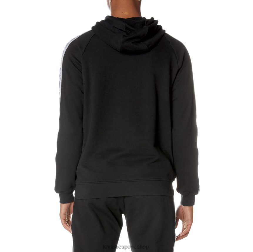 Kappa hombres sudadera con capucha 222 banda solgo negro azabache 4P8JZR55