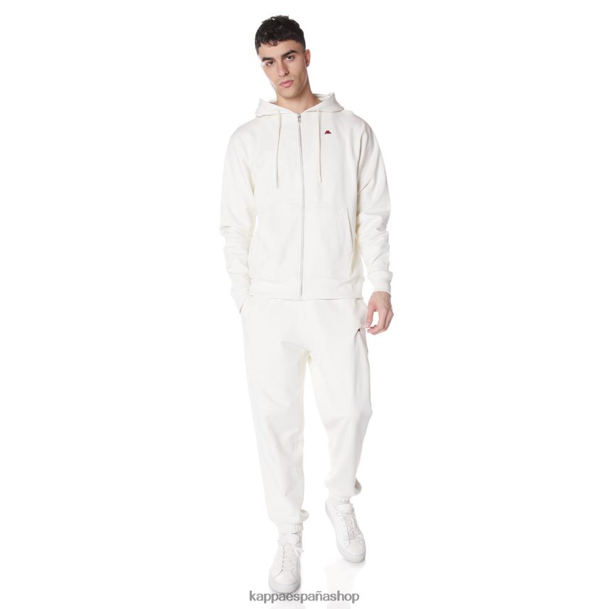 Kappa hombres sudadera robe giovani portos crema 4P8JZR53