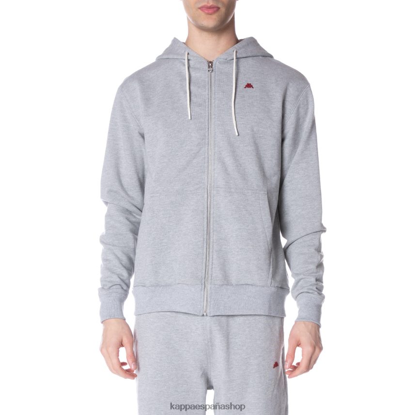 Kappa hombres sudadera robe giovani portos gris claro 4P8JZR52