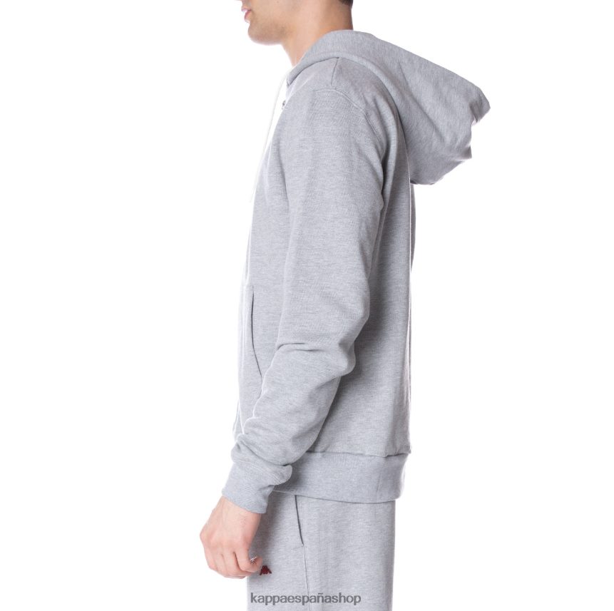 Kappa hombres sudadera robe giovani portos gris claro 4P8JZR52