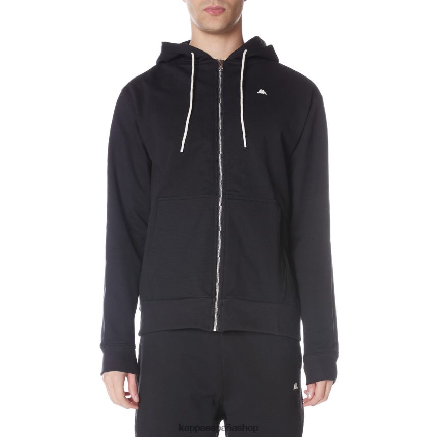 Kappa hombres sudadera robe giovani portos negro 4P8JZR51