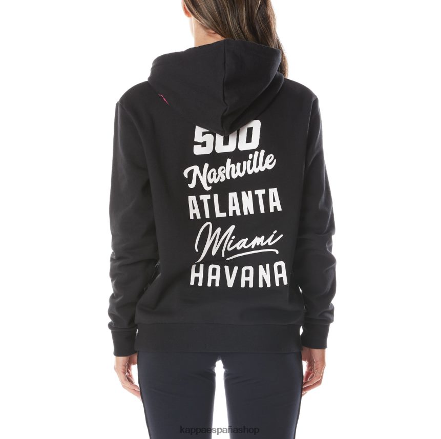 Kappa hombres sudaderas con capucha de gumball gazes negro 4P8JZR57