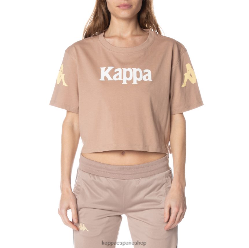 Kappa mujer camiseta autentica de leche beige 4P8JZR383