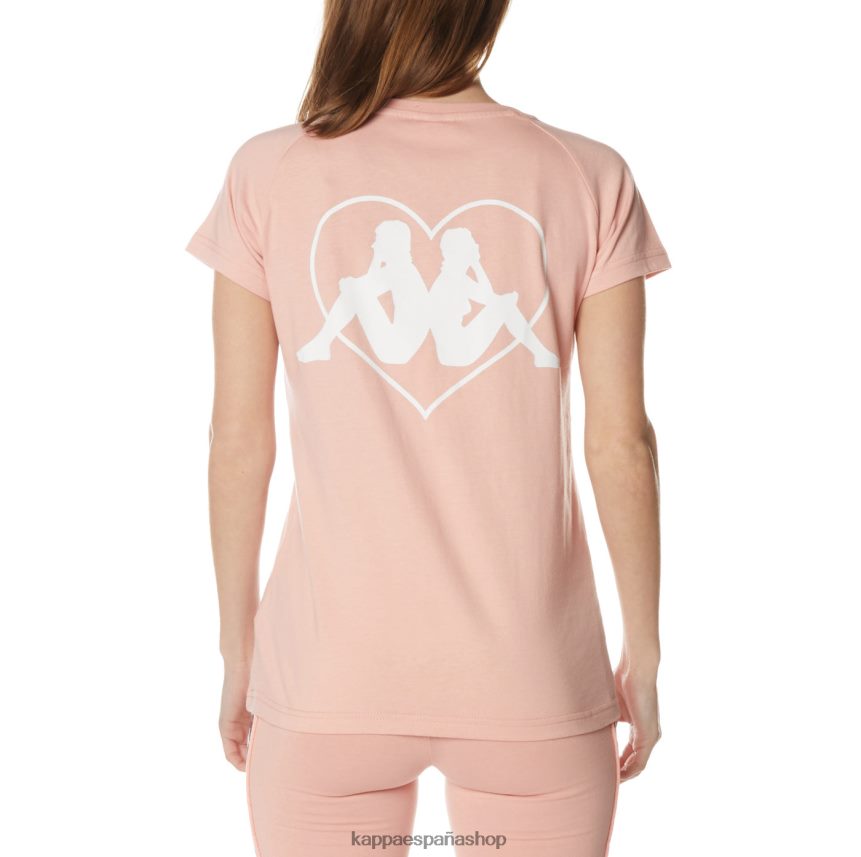 Kappa mujer camiseta autentica gornicza rosa 4P8JZR379