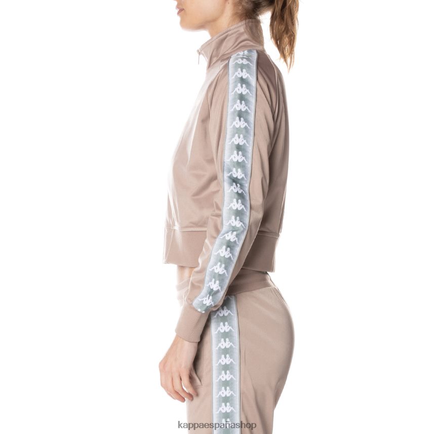 Kappa mujer chaqueta deportiva casper 222 banda beige 4P8JZR366