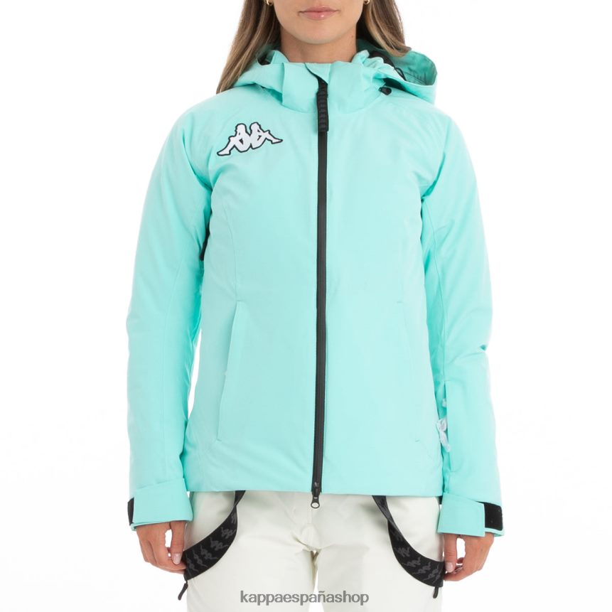 Kappa mujer chaqueta de esquí 6cento 610 azur 4P8JZR371