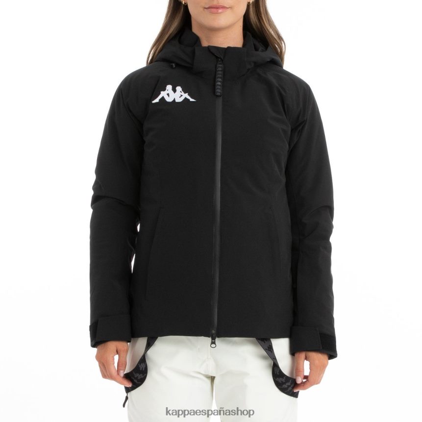 Kappa mujer chaqueta de esquí 6cento 610 negro 4P8JZR372